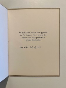 Standard edition, colophon page