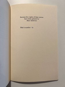 Standard edition, colophon page