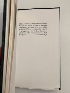 Standard edition, colophon page