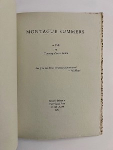 Series of proofs, title page