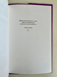 Standard edition, colophon page